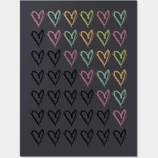 Hearts Posters and Art